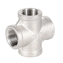SS 304 Buttweld Cross ANSI B16.9 Stainless Steel 304 Pipe Cross